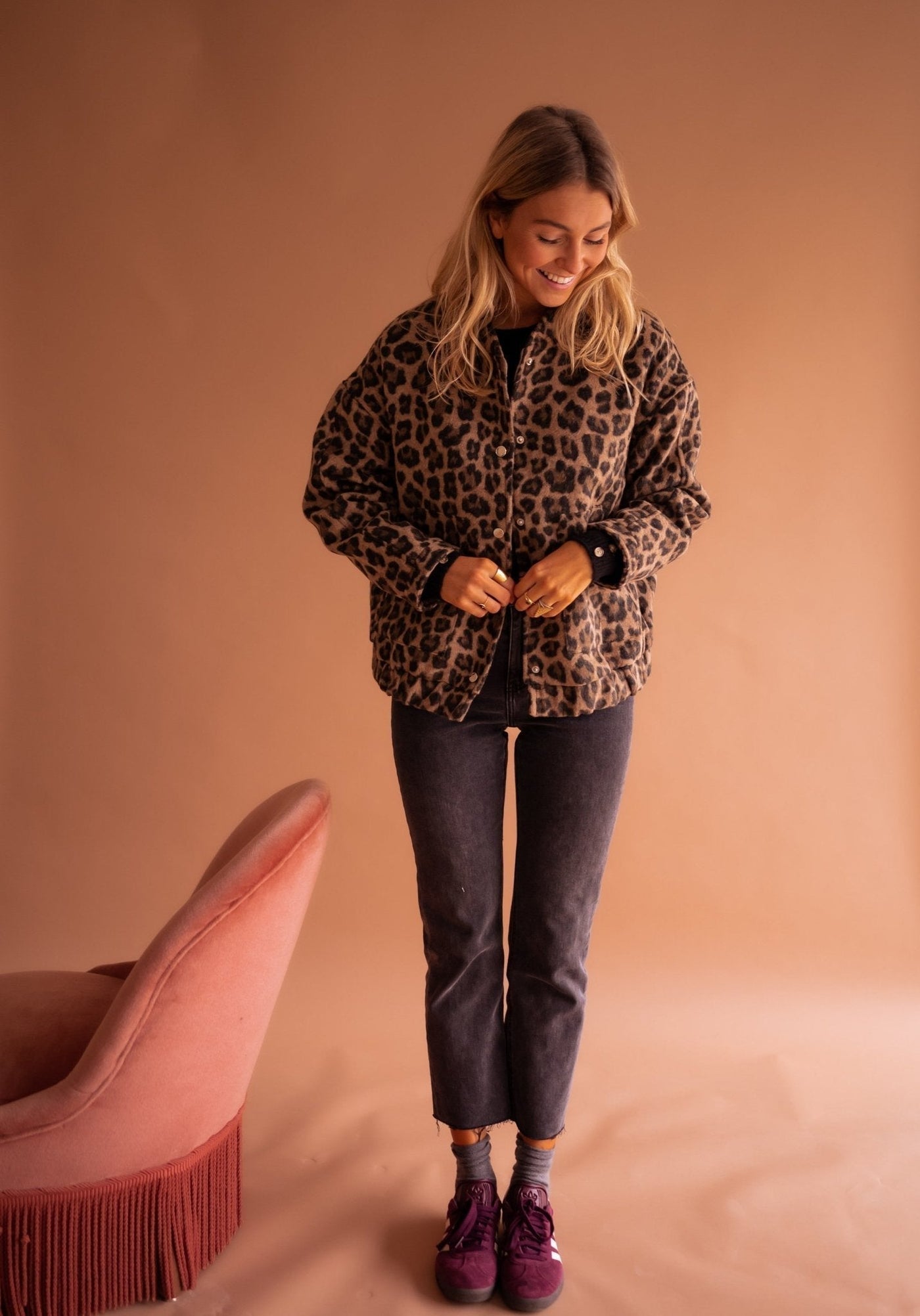 Emilie – Trendige Leopard-Jacke